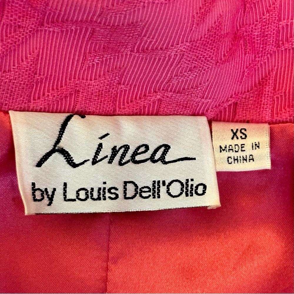 Linea By Louis Dell’Olio Houndstooth Check Cotton Jacquard Swing Jacket Sz XS/S - Picture 4 of 8